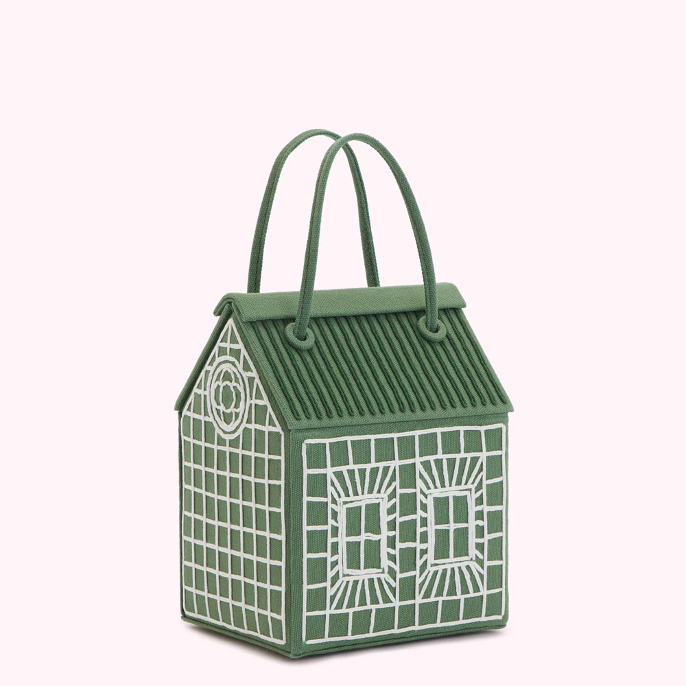 GREEN GARDEN SHED CLUTCH BAG - Image 3