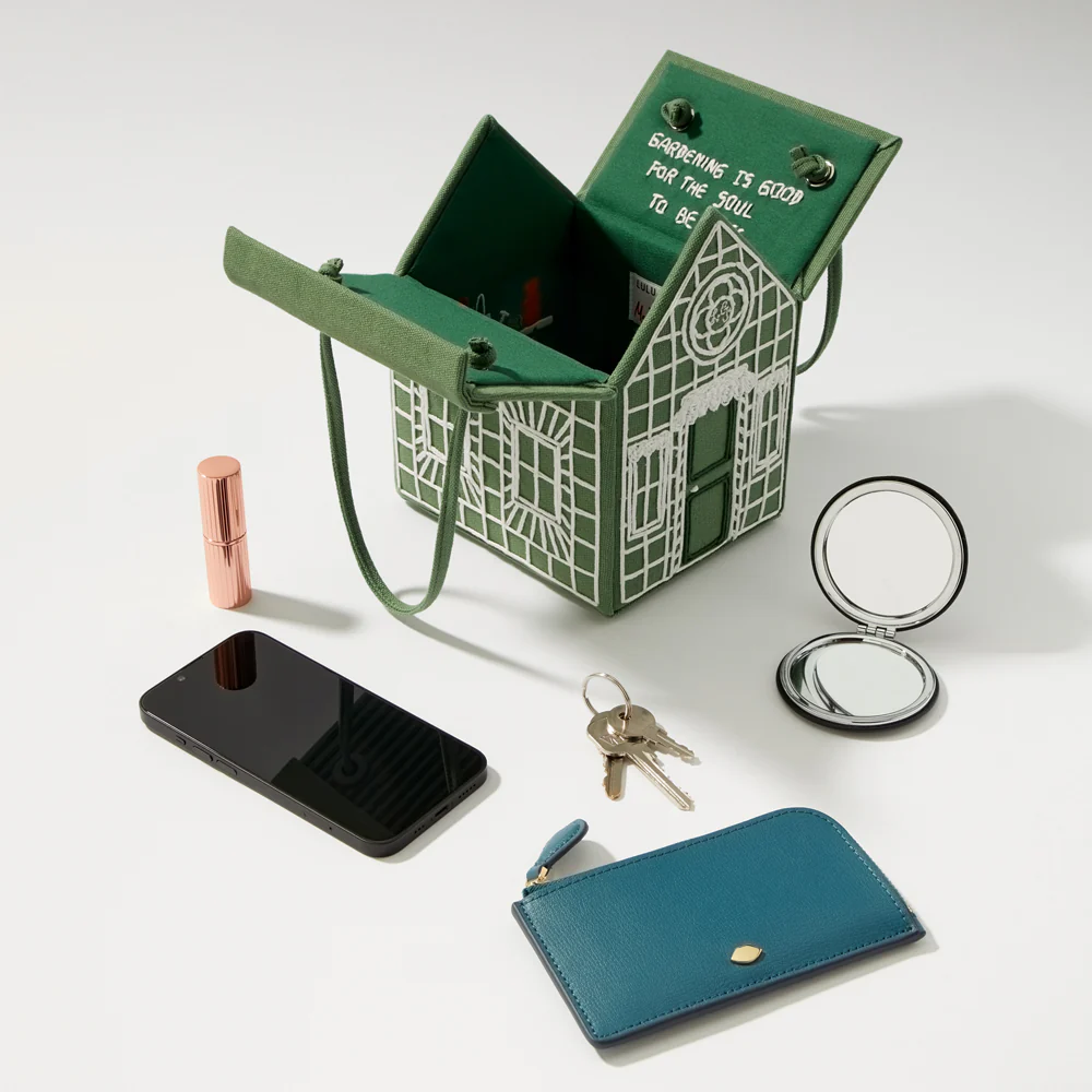 GREEN GARDEN SHED CLUTCH BAG - Image 7