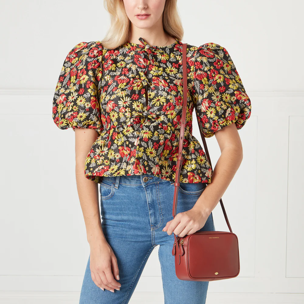 HENNA LEATHER COLE CROSSBODY BAG - Image 6