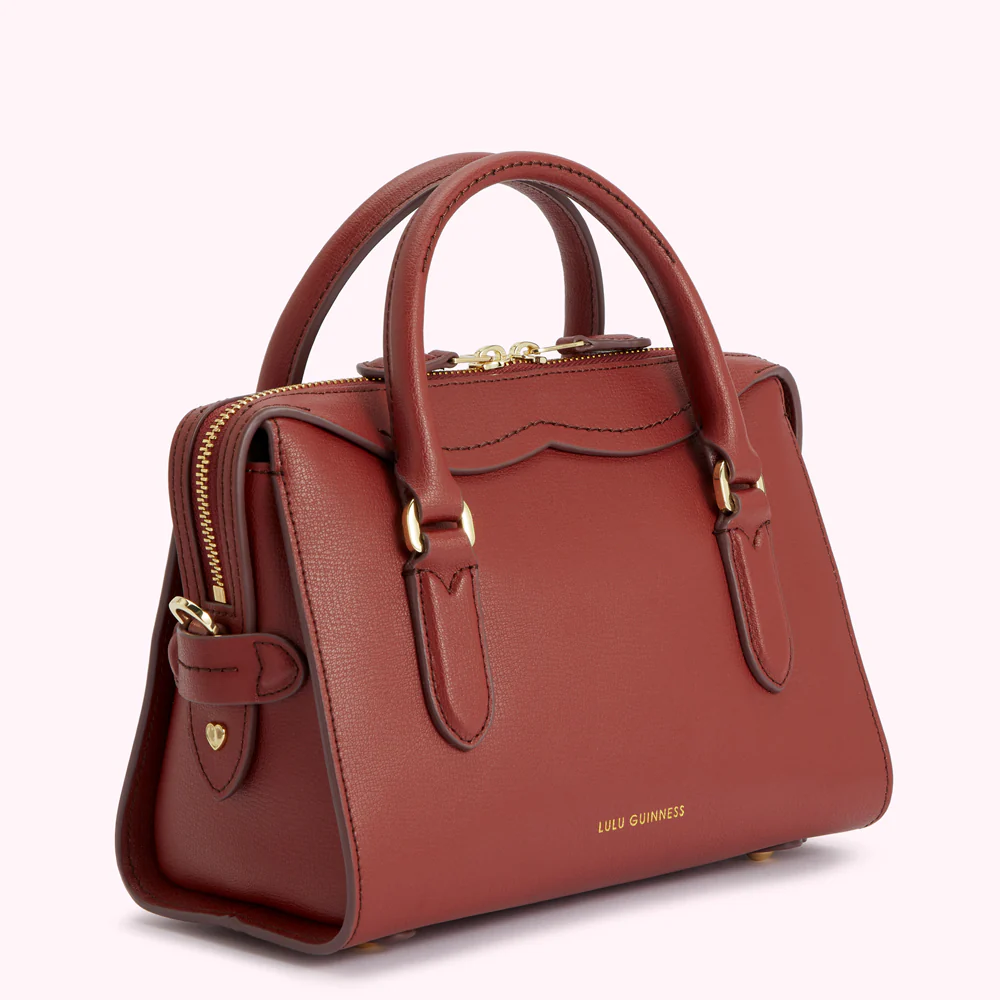 HENNA LEATHER SMALL DYLAN HANDBAG - Image 3