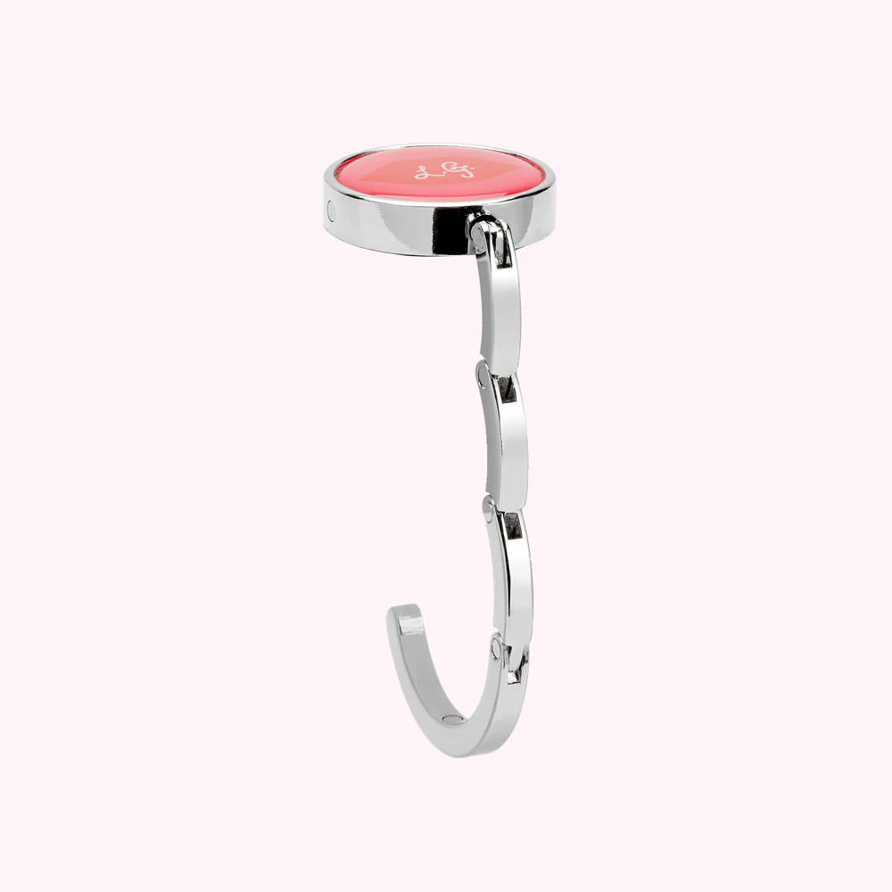 HOT PINK LIP HANDBAG HOOK - Image 3