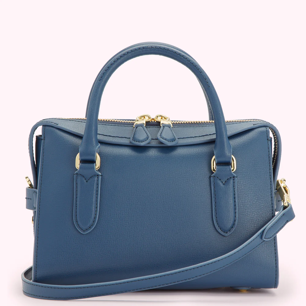 INDIGO LEATHER SMALL DYLAN HANDBAG - Image 2