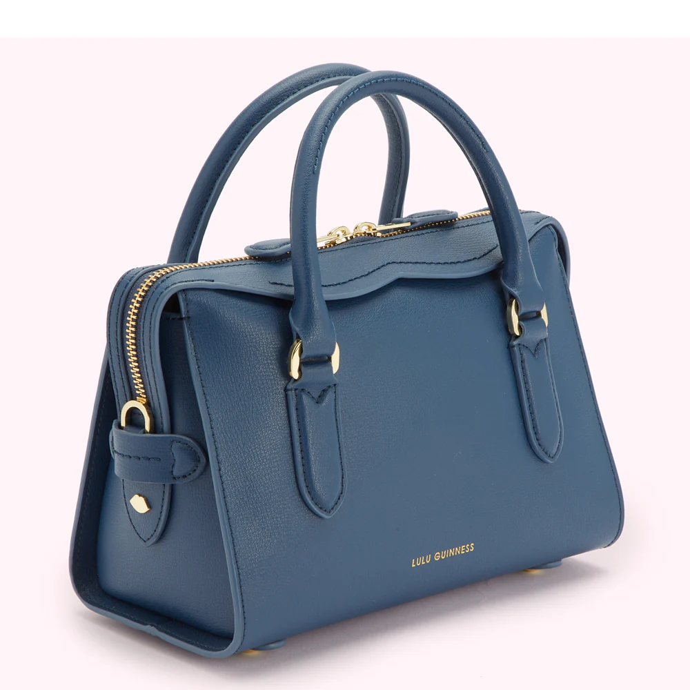 INDIGO LEATHER SMALL DYLAN HANDBAG - Image 3