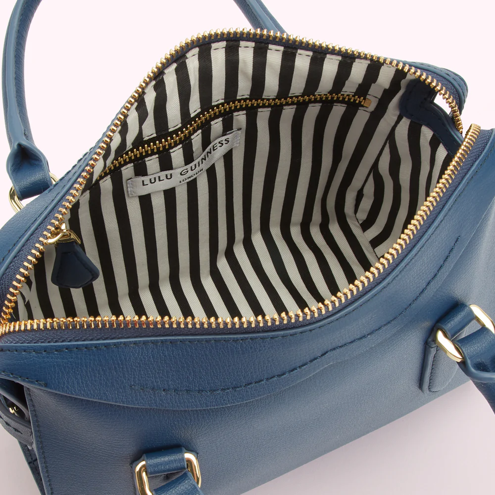 INDIGO LEATHER SMALL DYLAN HANDBAG - Image 4