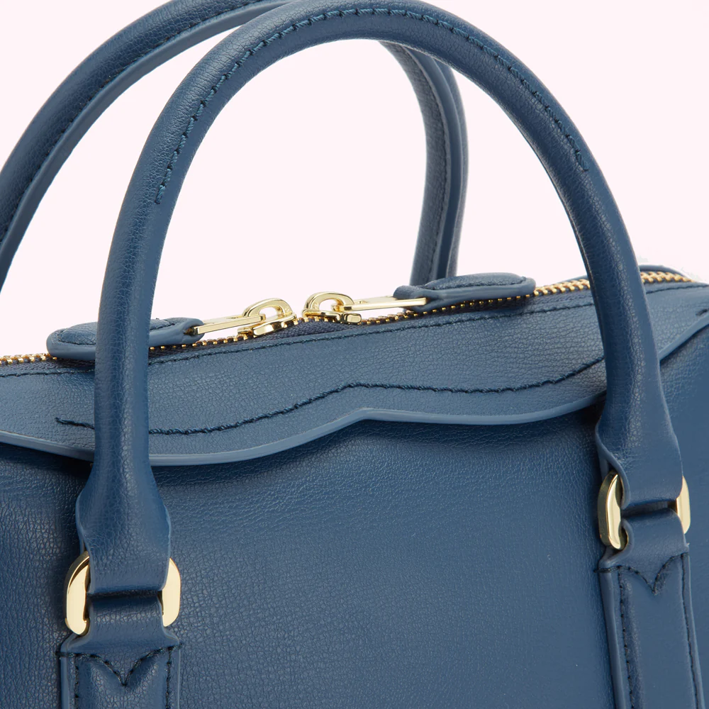 INDIGO LEATHER SMALL DYLAN HANDBAG - Image 5