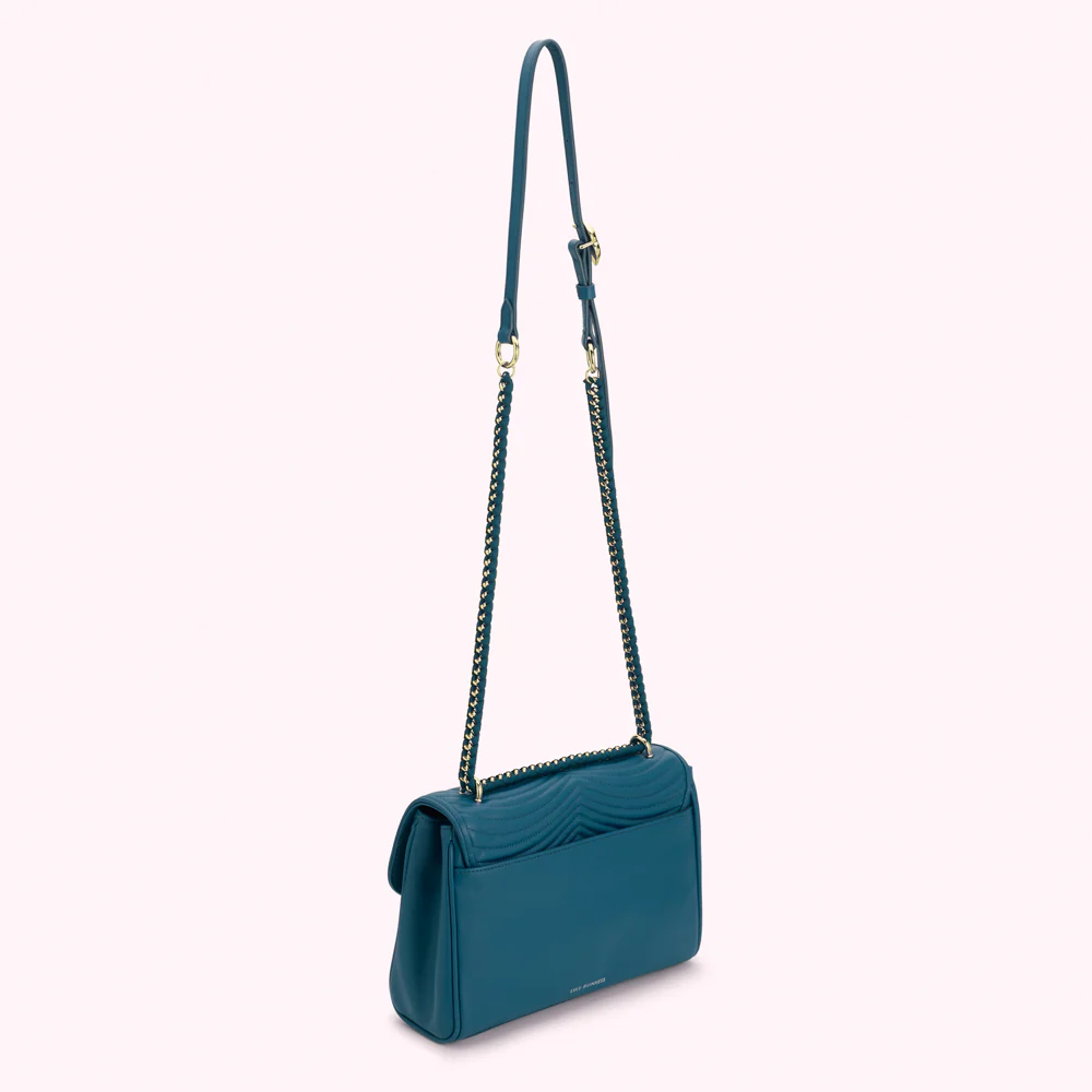 INK LIP RIPPLE QUILTED LEATHER BROOKE CROSSBODY BAG - Image 2