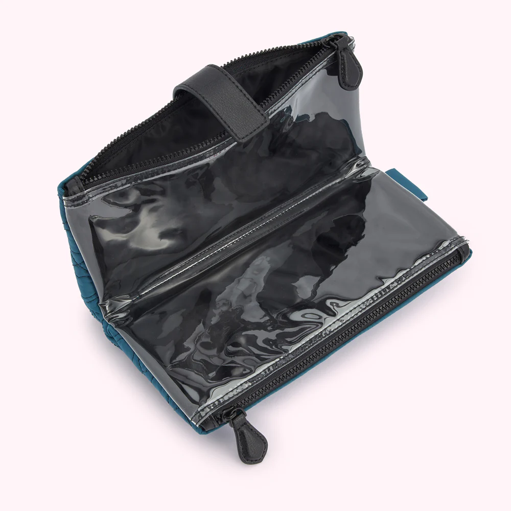 INK QUILTED LIPS DOUBLE MAKE UP BAG - Image 4