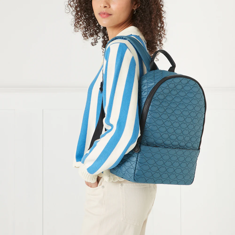 INK QUILTED LIPS TONY BACKPACK - Image 8