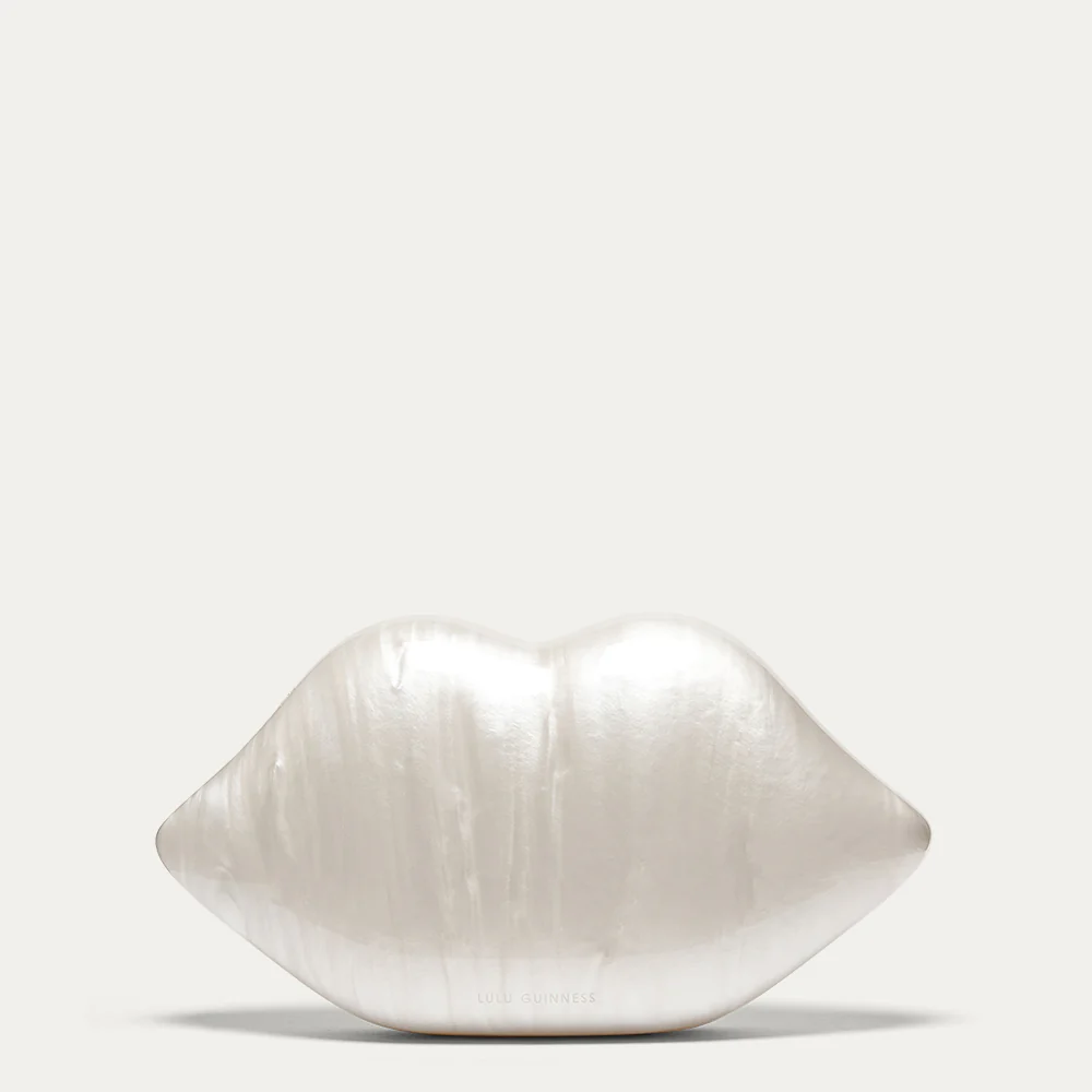 PEARL MEDIUM LIPS CLUTCH BAG - Image 3