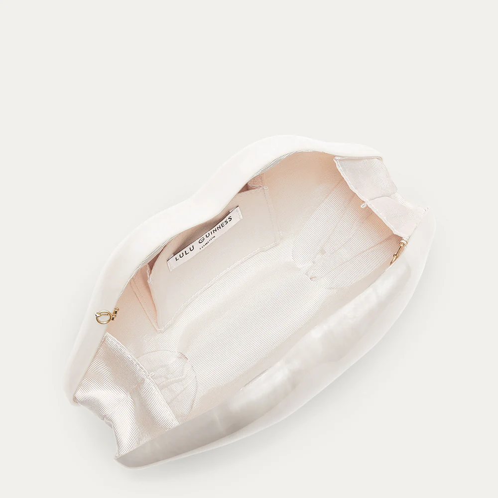 PEARL MEDIUM LIPS CLUTCH BAG - Image 6