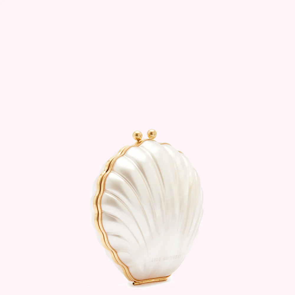 PEARL SHELL CLUTCH BAG - Image 3