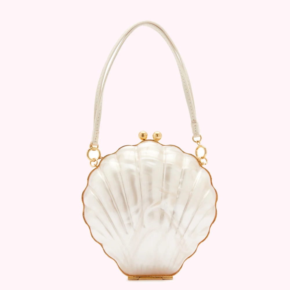 PEARL SHELL CLUTCH BAG - Image 4