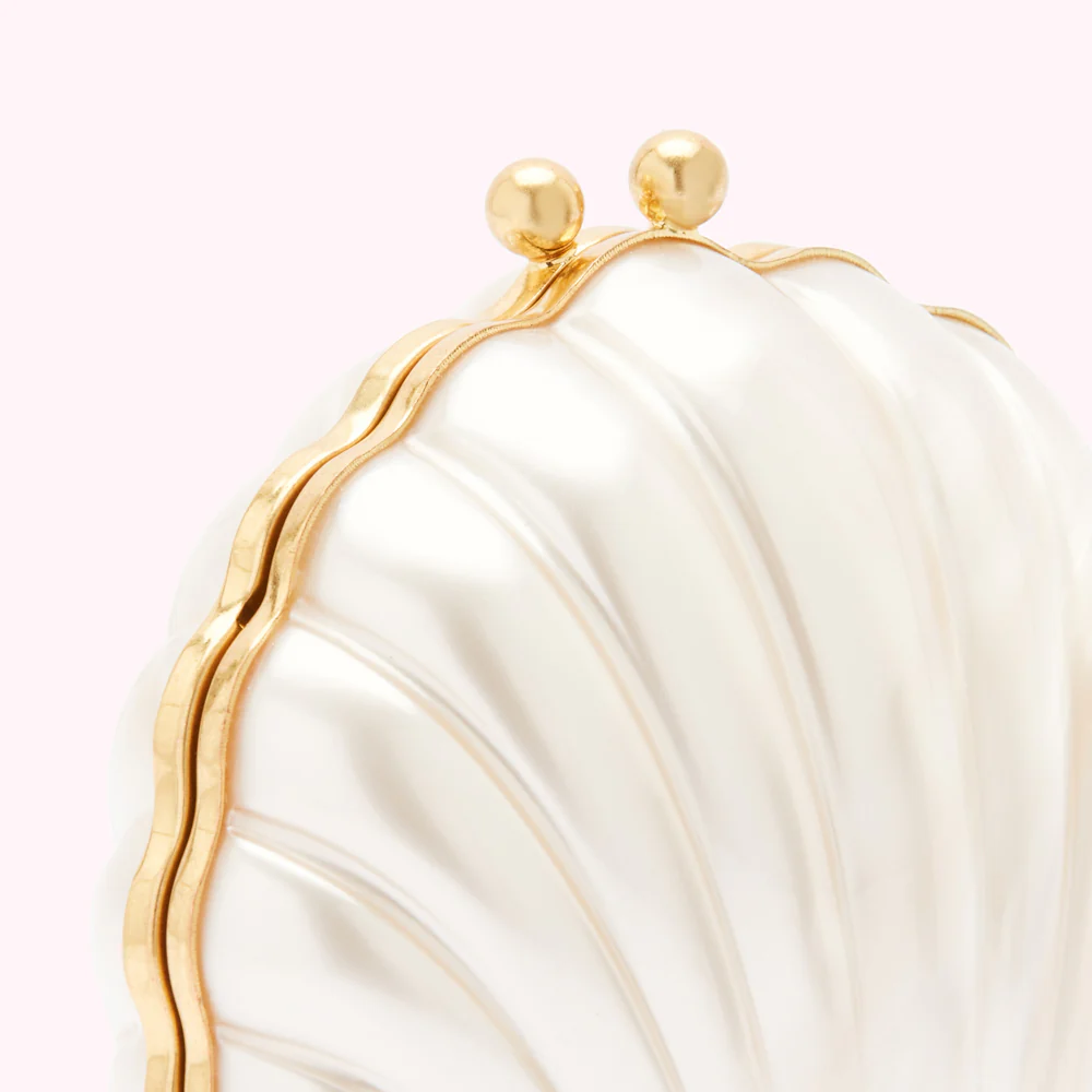 PEARL SHELL CLUTCH BAG - Image 6