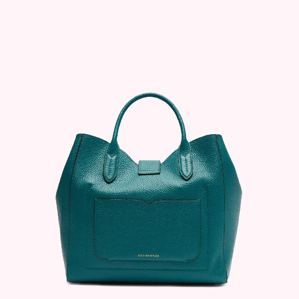 EMERALD LIP TURNLOCK MORTIMER HANDBAG - Image 5