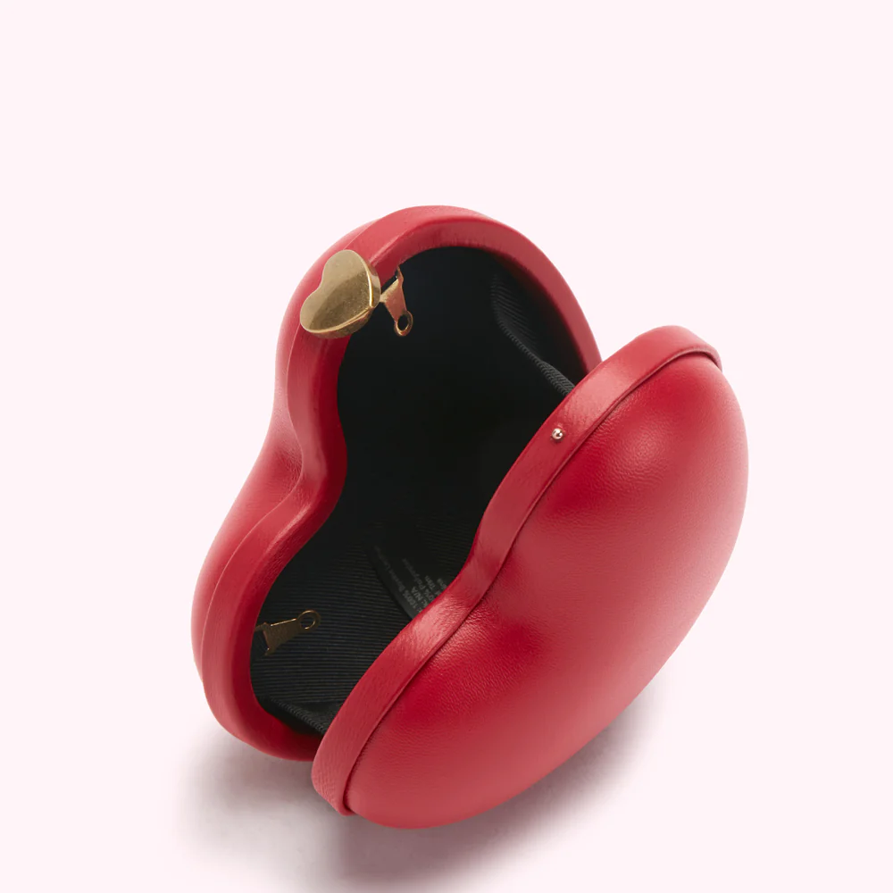 LULU RED HEART CLUTCH - Image 3