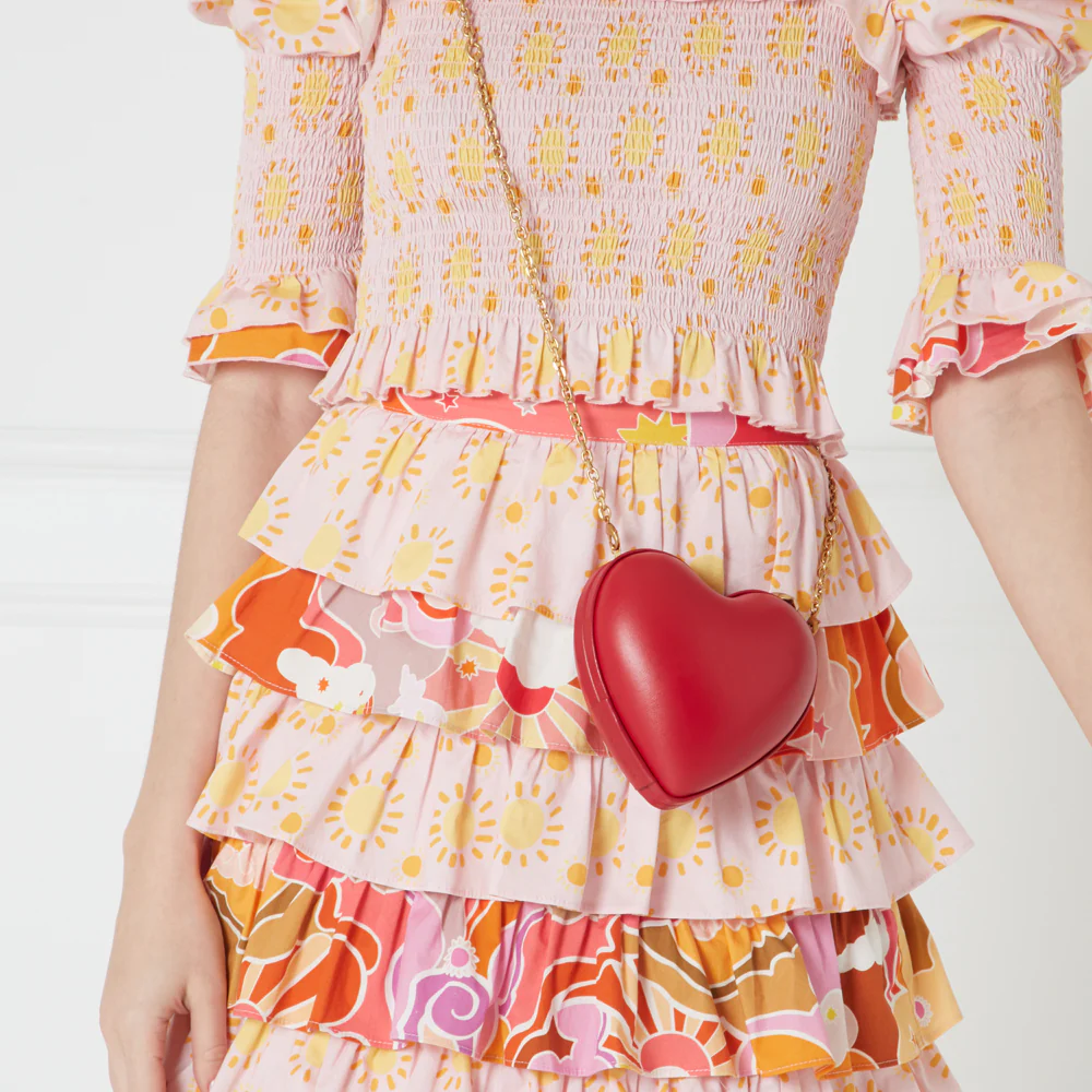 LULU RED HEART CLUTCH - Image 6