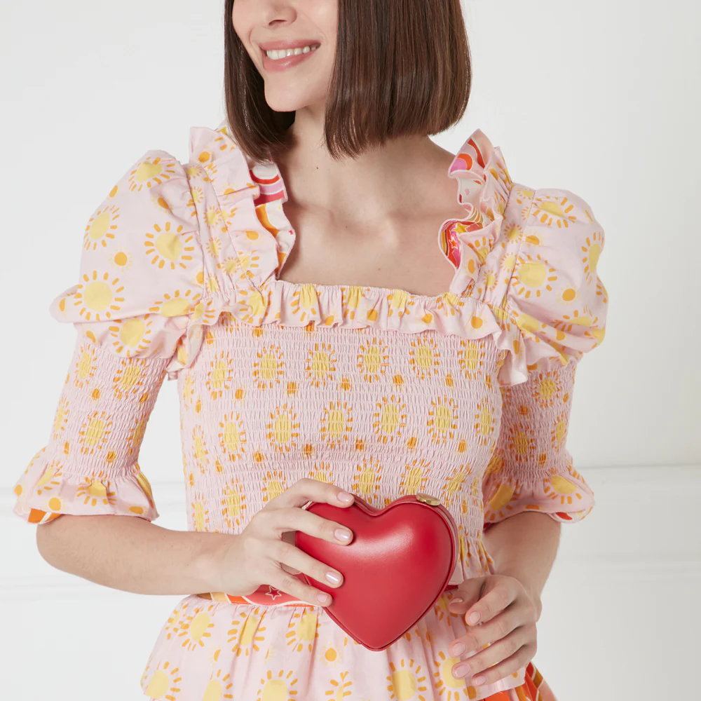 LULU RED HEART CLUTCH - Image 8