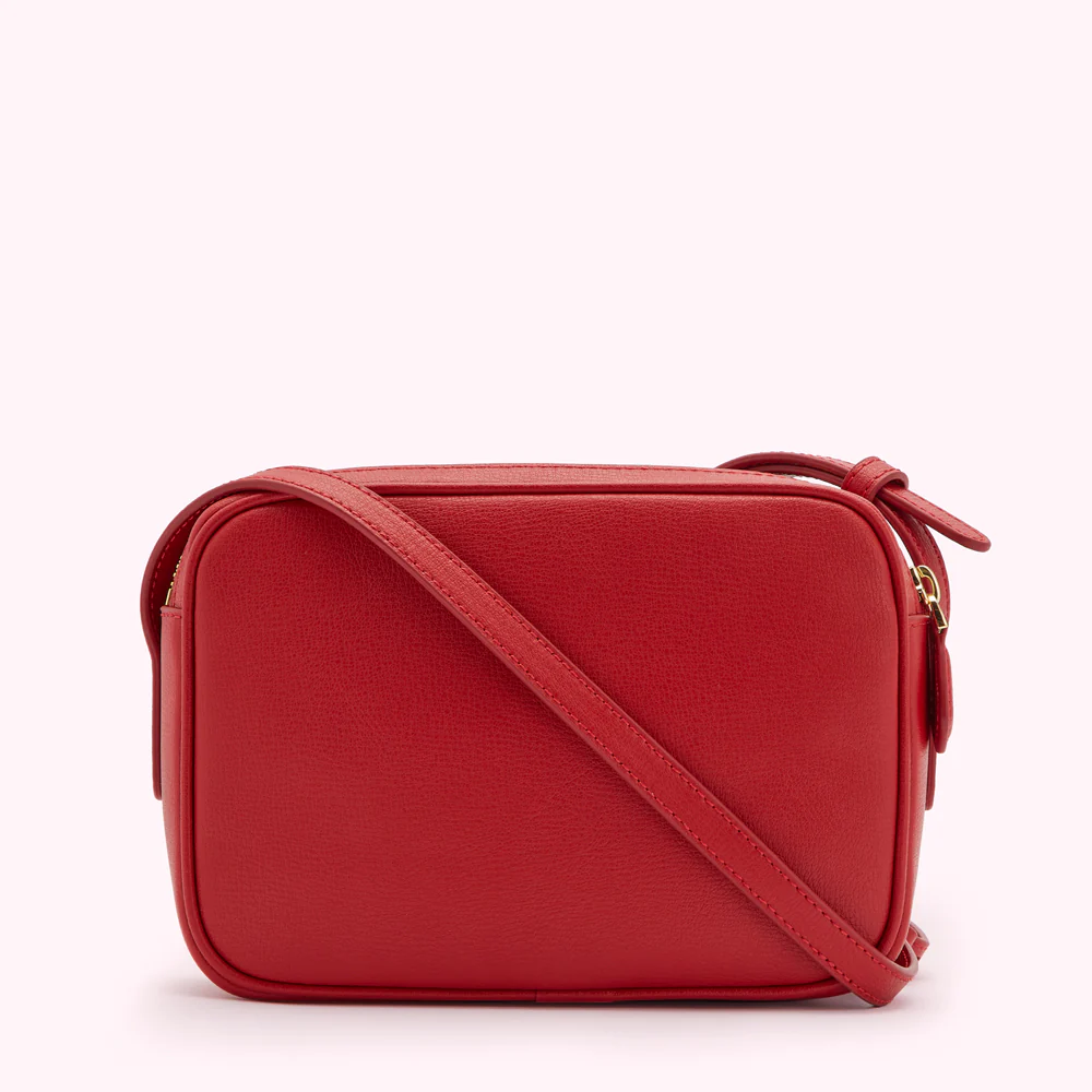 LULU RED LEATHER COLE CROSSBODY BAG - Image 2