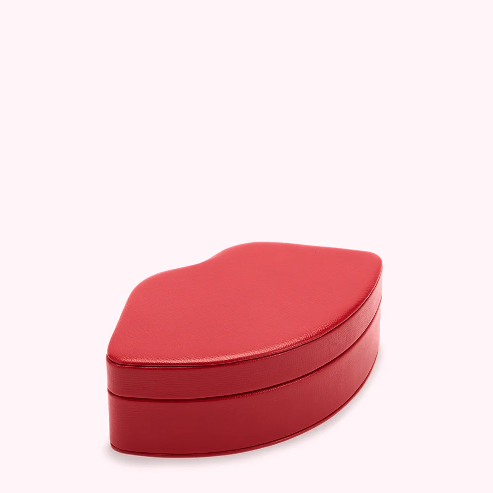 LULU RED LIP JEWELLERY BOX - Image 6