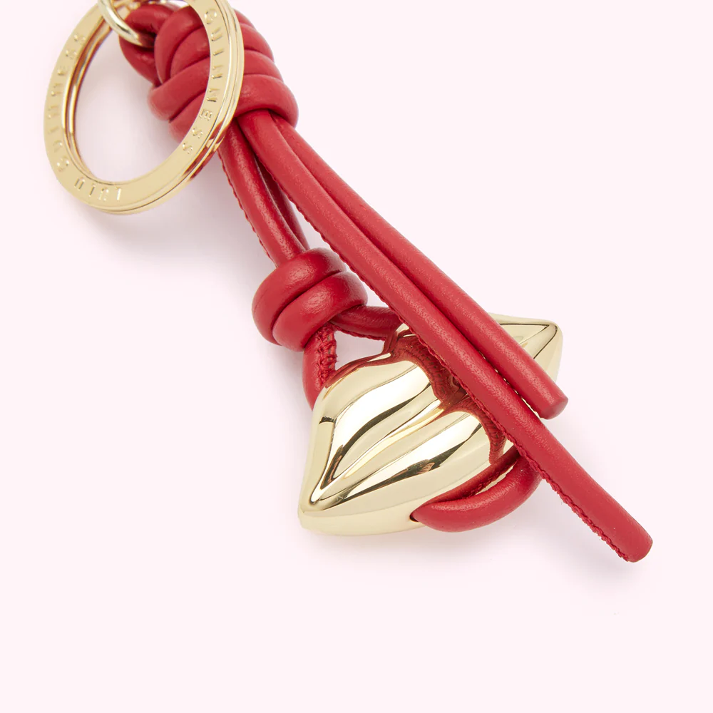 LULU RED LIP KNOT KEYRING - Image 3