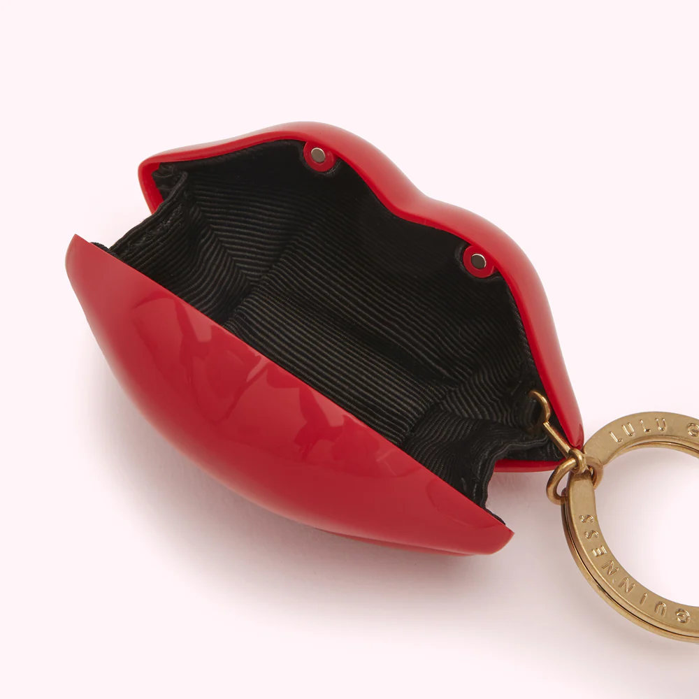 LULU RED LIPS KEYRING - Image 3