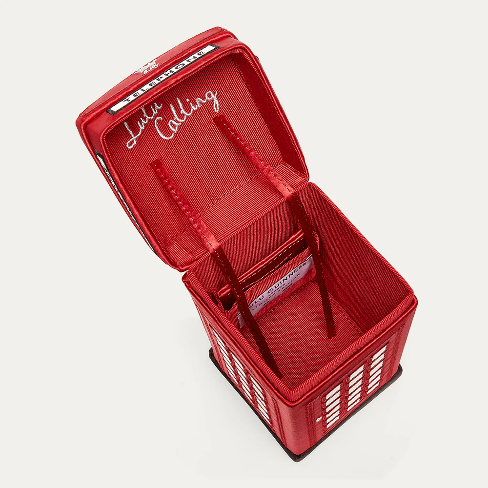 LULU RED LULU CALLING PHONEBOX CLUTCH - Image 5