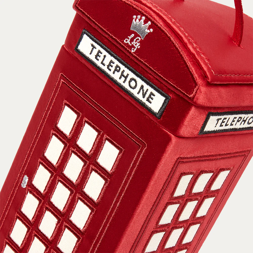 LULU RED LULU CALLING PHONEBOX CLUTCH - Image 6