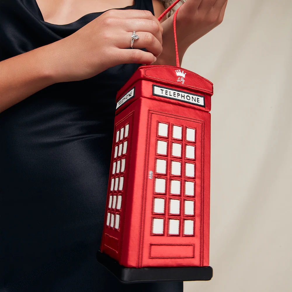 LULU RED LULU CALLING PHONEBOX CLUTCH - Image 7