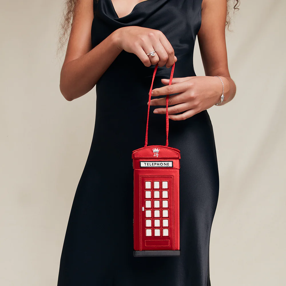 LULU RED LULU CALLING PHONEBOX CLUTCH - Image 8