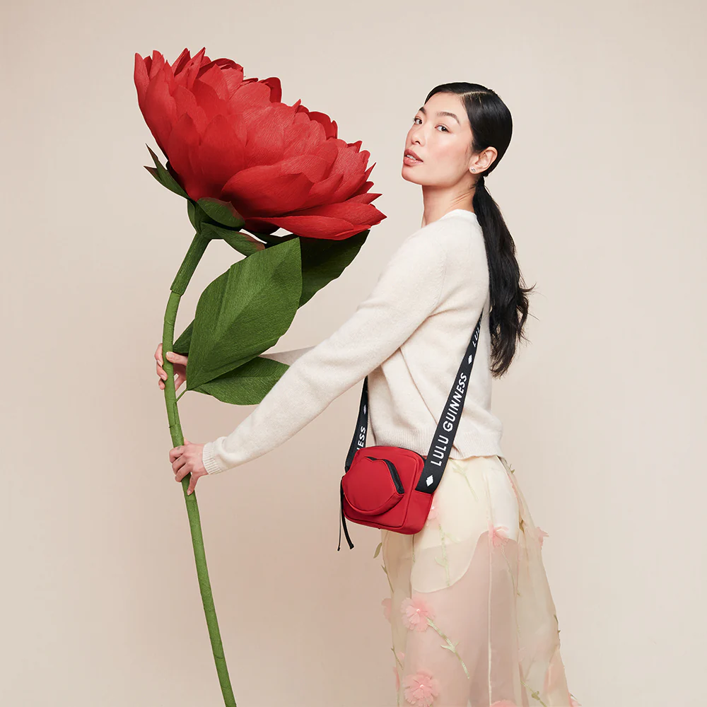 LULU RED NYLON PAM CROSSBODY BAG - Image 8