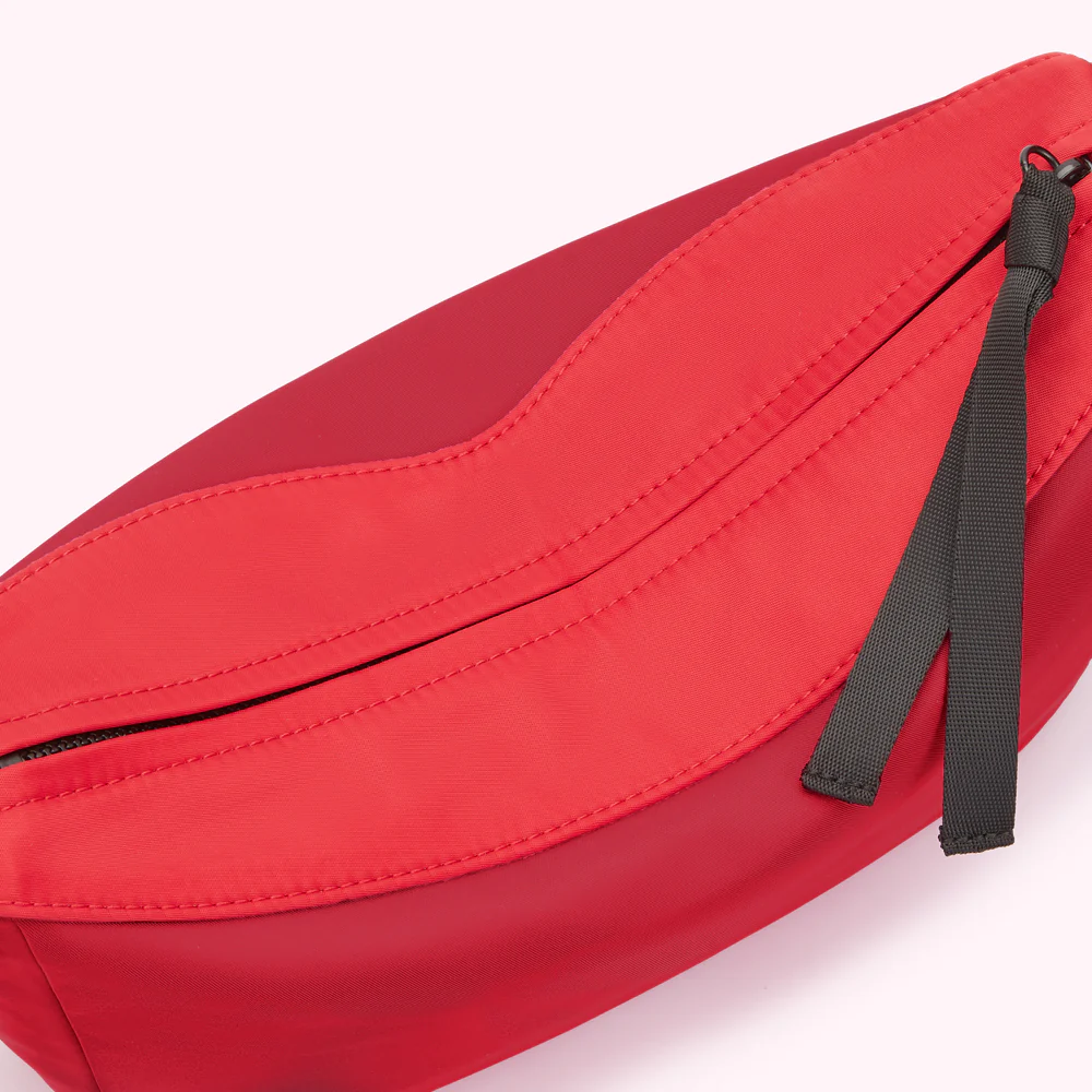 LULU RED PUCKER UP LIPS BAG - Image 7