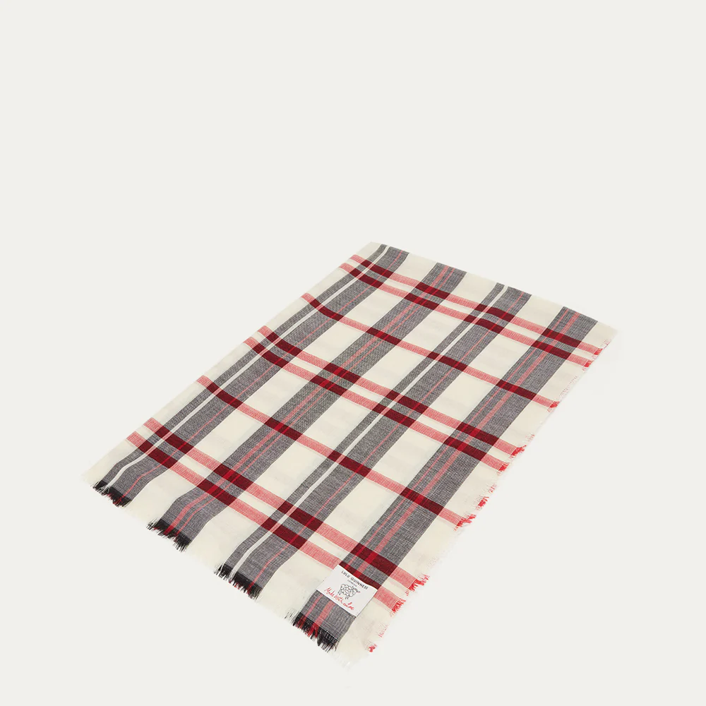 LULU TARTAN LIGHTWEIGHT SHAWL