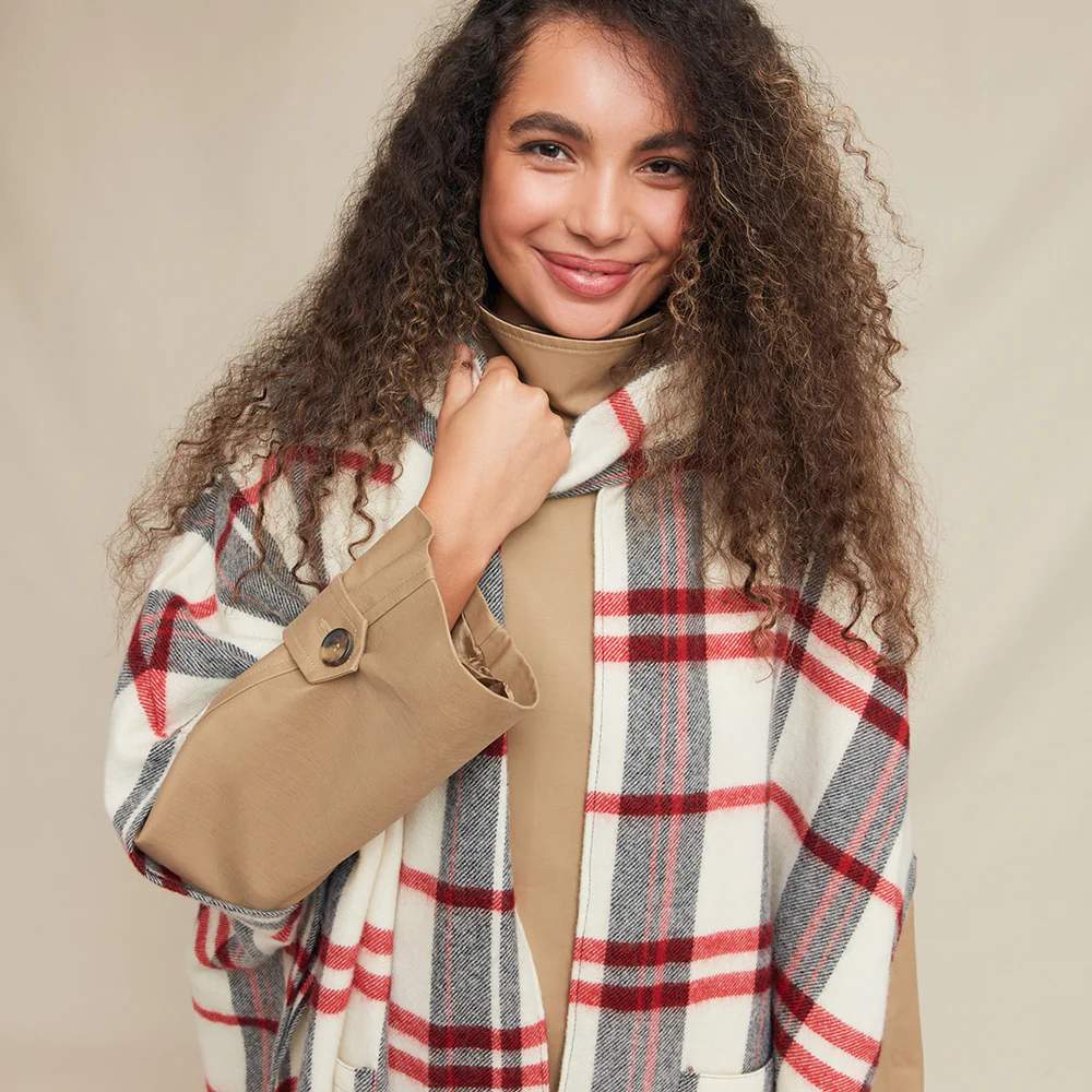 LULU TARTAN WOOL JACKET - Image 5
