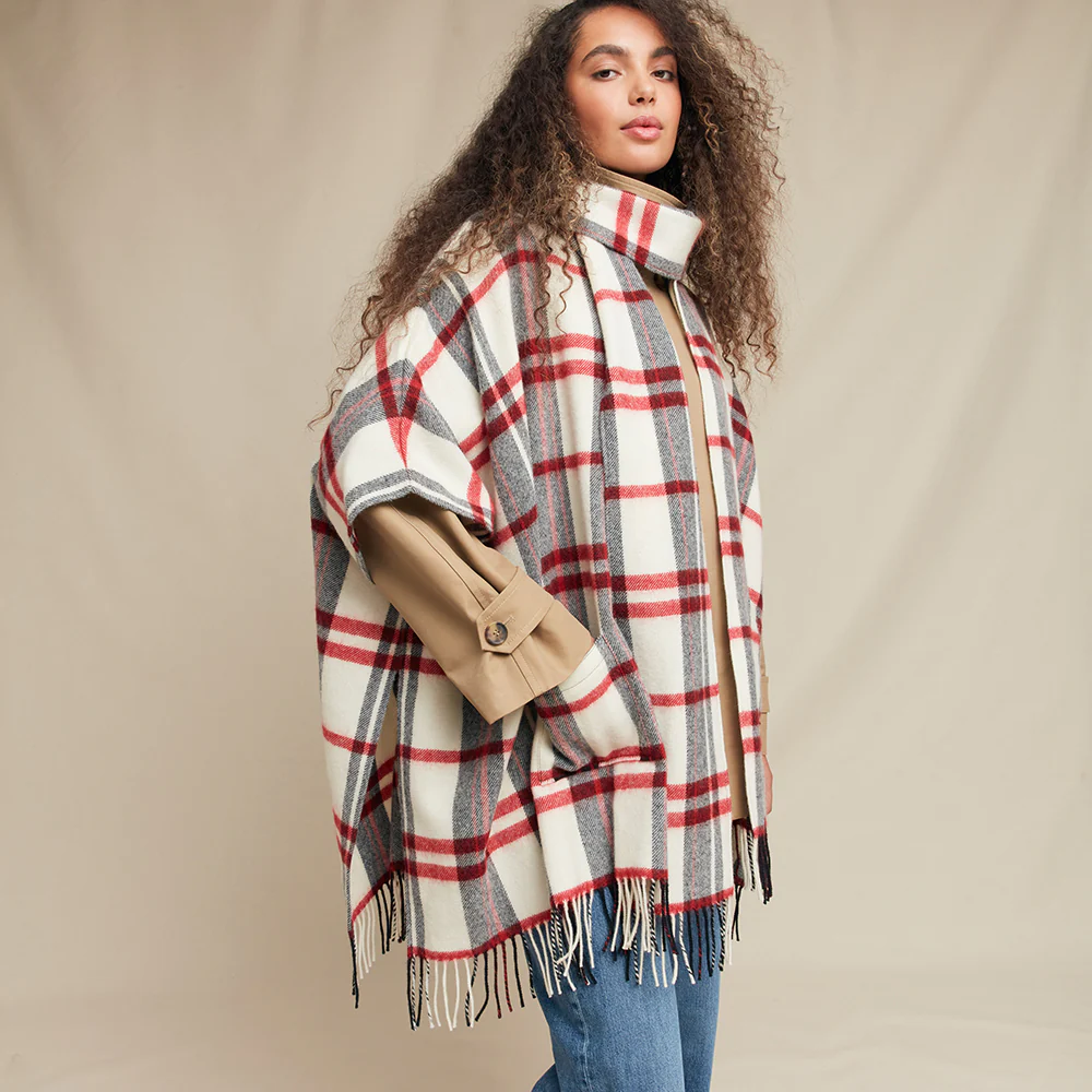 LULU TARTAN WOOL JACKET - Image 6
