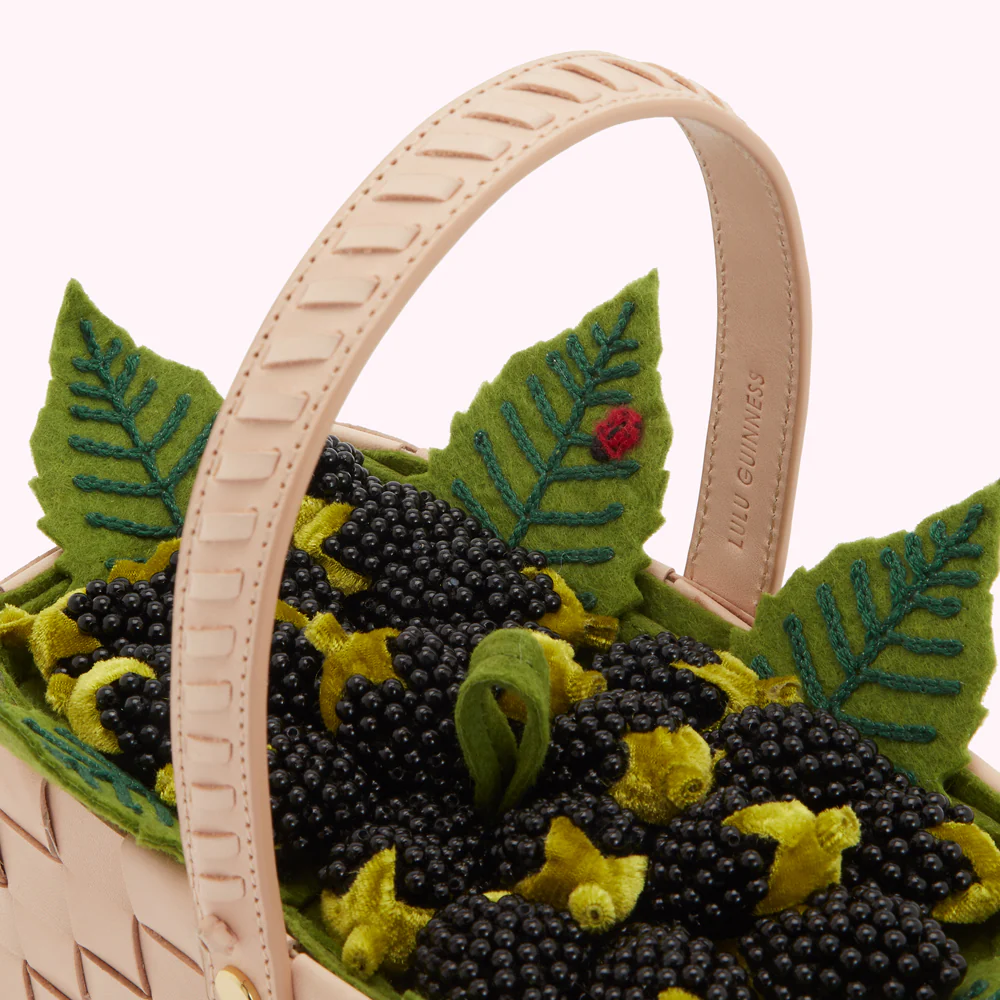 MULTI BLACKBERRY PUNNET CLUTCH BAG - Image 6