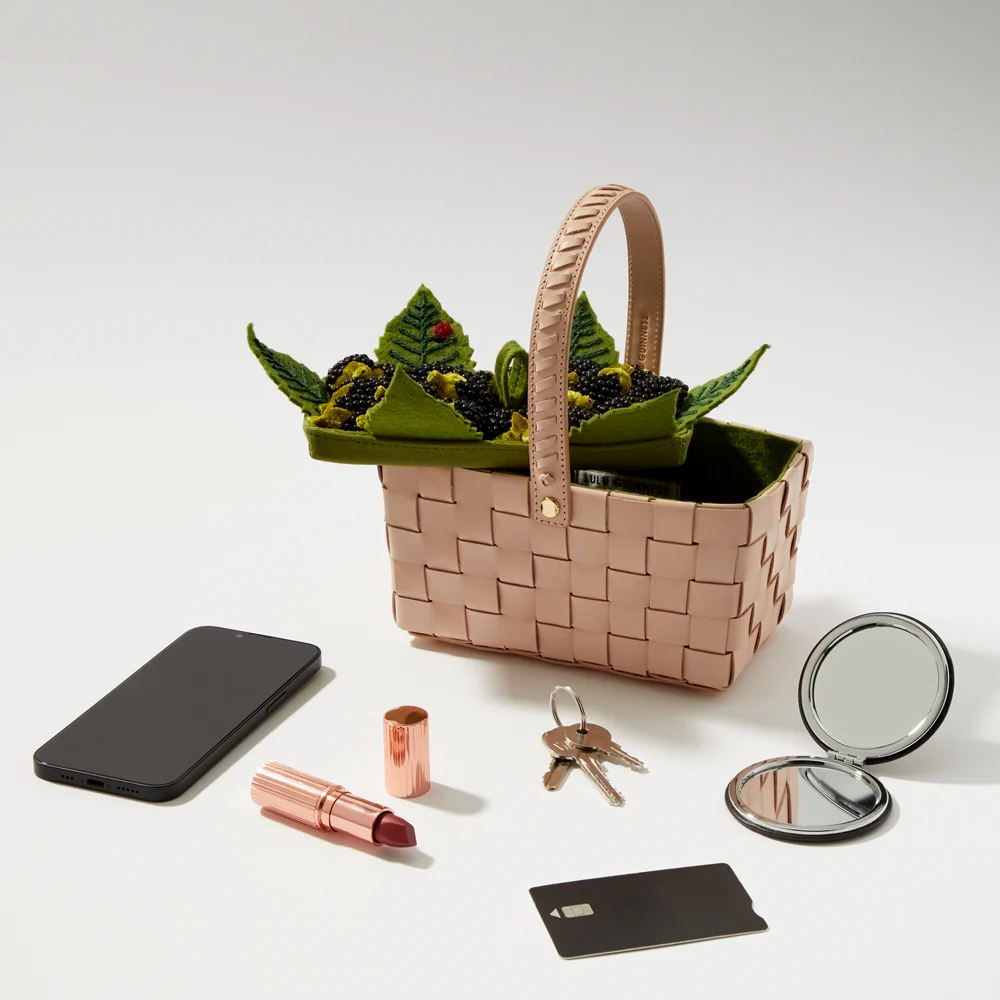MULTI BLACKBERRY PUNNET CLUTCH BAG - Image 7