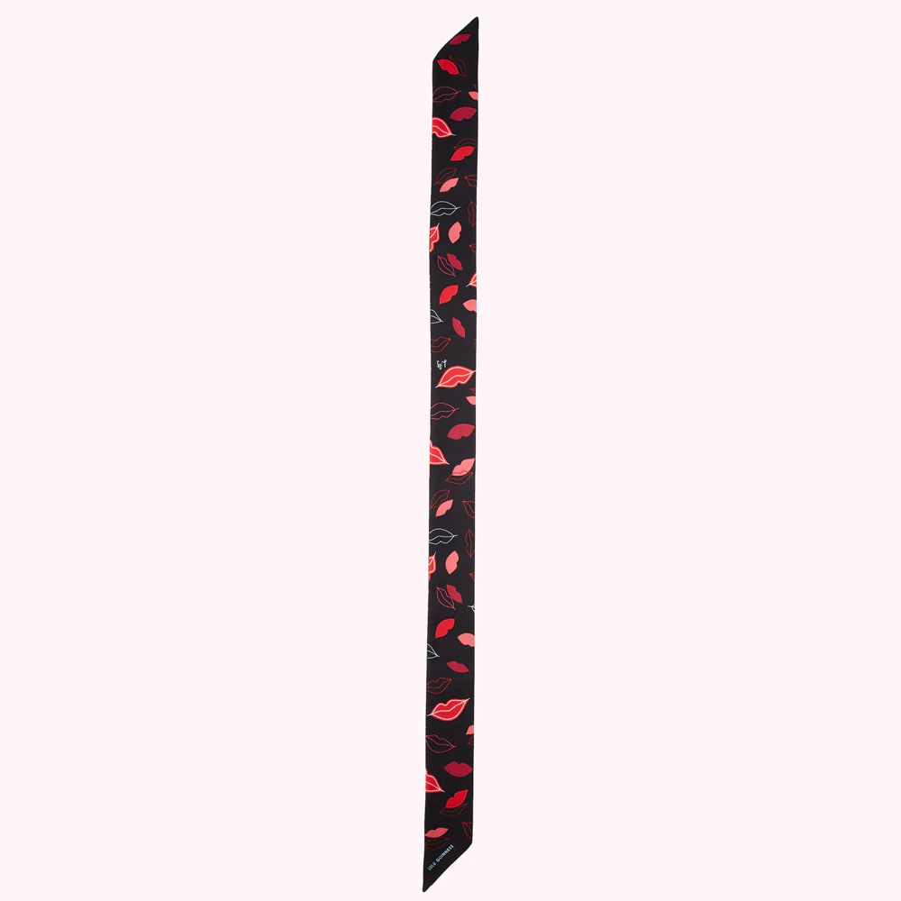 MULTI LIP FLURRY SKINNY SCARF - Image 2