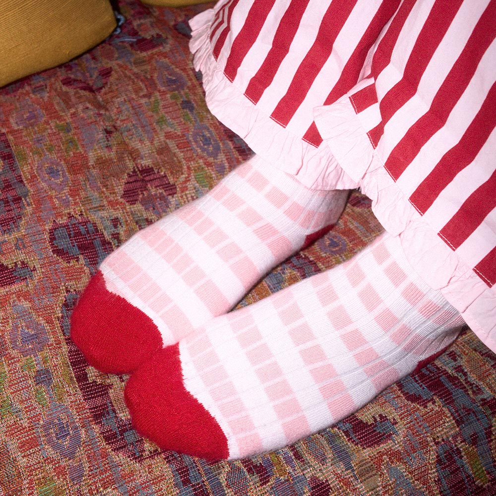 MULTI LG LIP SOCKS - 3 PAIRS - Image 5