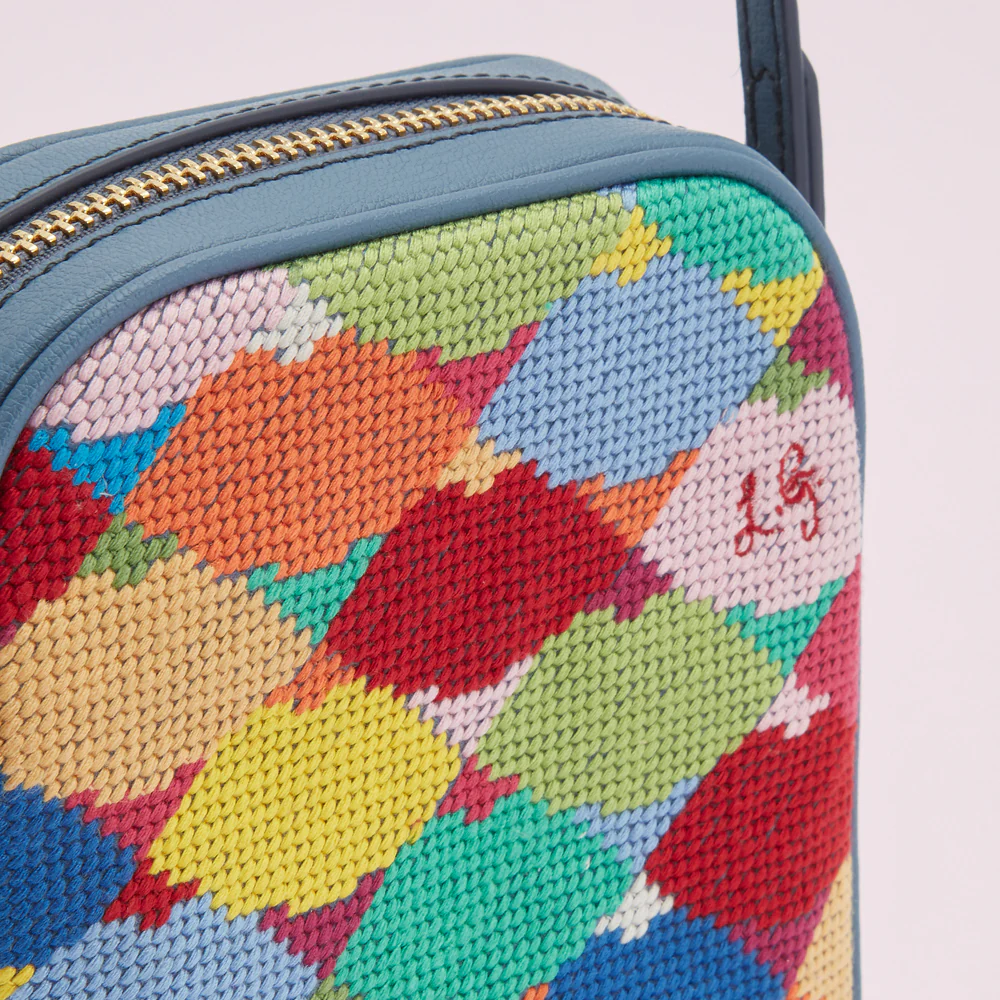 MULTI LIP TAPESTRY DAVIS CROSSBODY BAG - Image 6