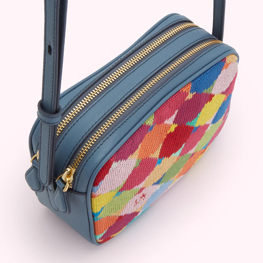 MULTI LIP TAPESTRY LEATHER COLE CROSSBODY BAG - Image 3