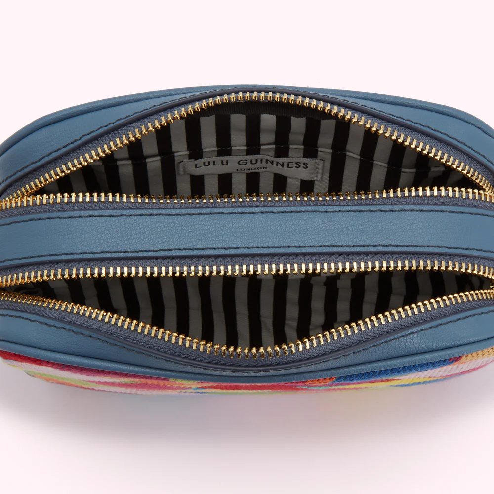 MULTI LIP TAPESTRY LEATHER COLE CROSSBODY BAG - Image 4