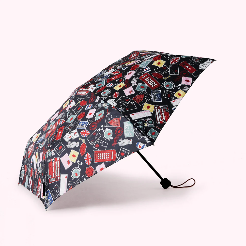 MULTI WISH YOU WERE HERE COMPACT UMBRELLA - Image 2