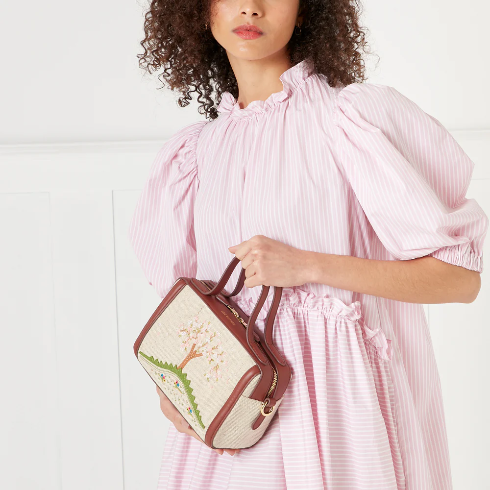 NATURAL MEDIUM THINK OF SPRING AMELIA HANDBAG - Image 7