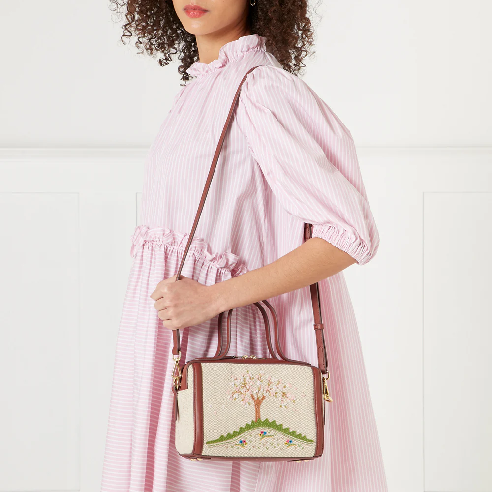 NATURAL MEDIUM THINK OF SPRING AMELIA HANDBAG - Image 9