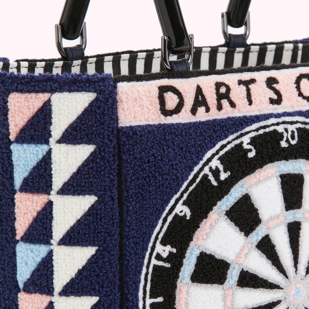 NAVY BULLSEYE BIBI TOTE - Image 4