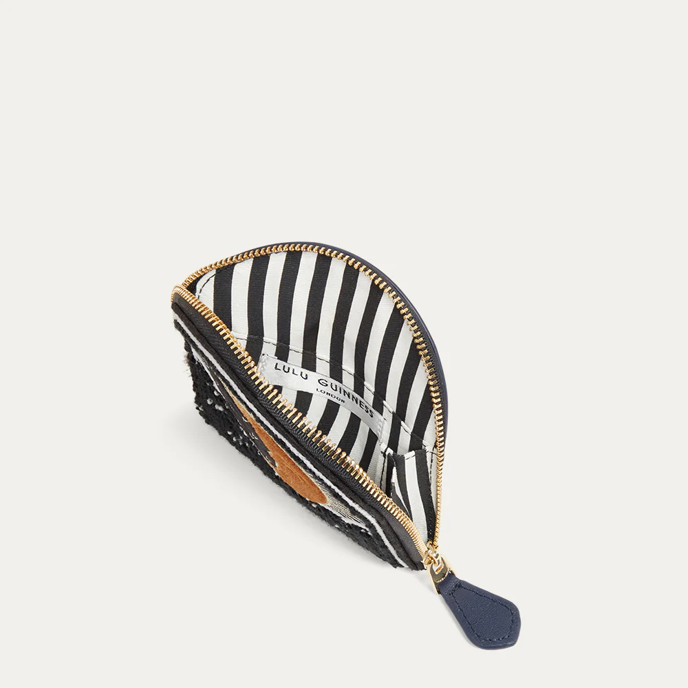 NAVY COSMIC MOON CASSIA COIN PURSE - Image 3