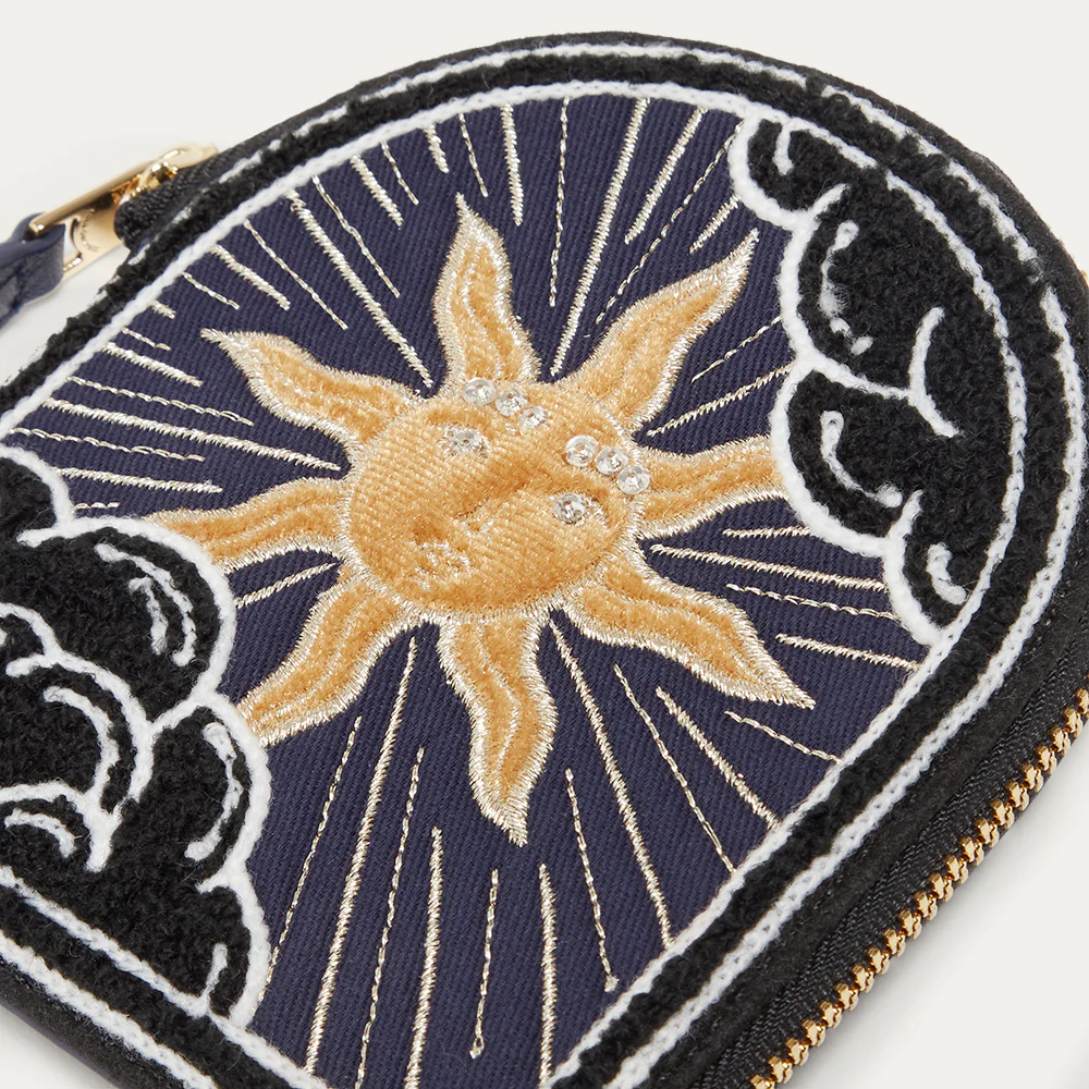 NAVY COSMIC SUN CASSIA COIN PURSE - Image 4
