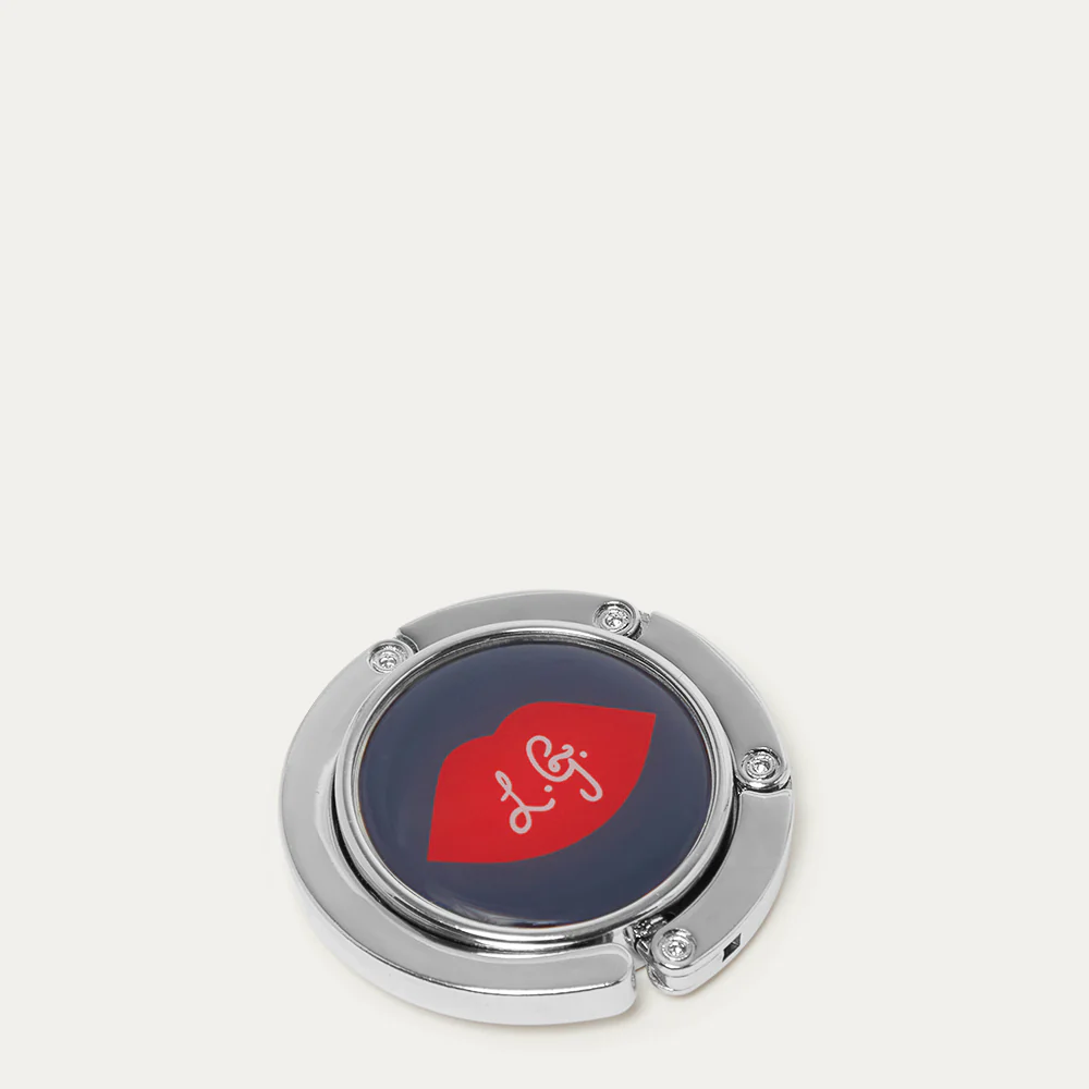NAVY LIP HANDBAG HOOK
