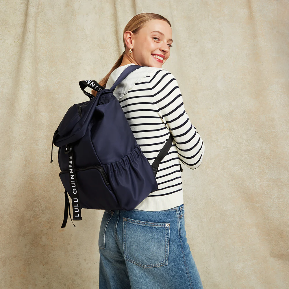 NAVY BLUE MILLIE BACKPACK - Image 6