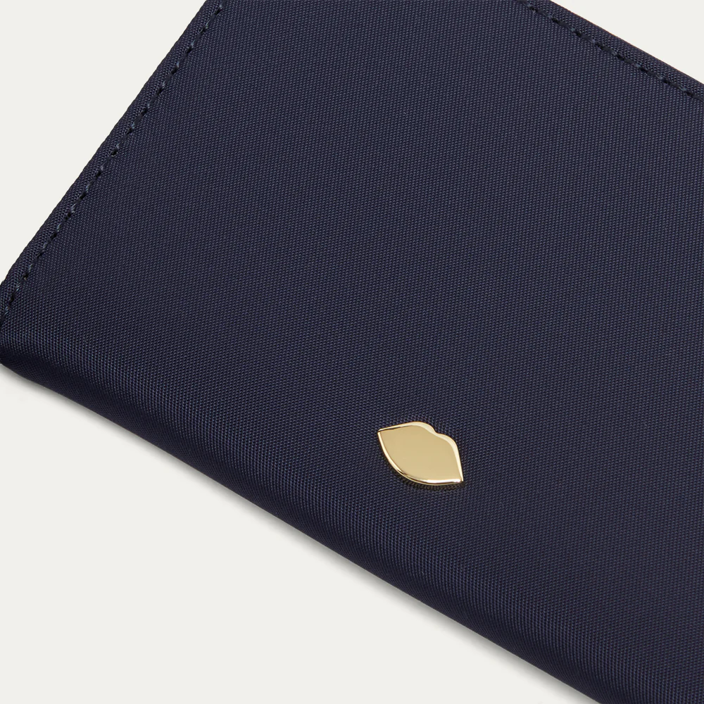 NAVY NYLON MILA WALLET - Image 4